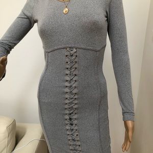 Delectable Corset Sweater Dress!